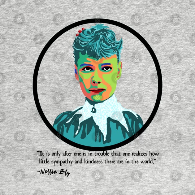 Nellie Bly Portrait by Slightly Unhinged